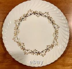 23 PC Antique German ROYAL TETTAU Dinnerware Set Gold Laurel Wreath EXCELLENT