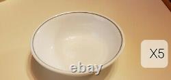 23 Pieces Of Corning Ware Corelle RIBBON BOUQUET Dinnerware Excellent Condition
