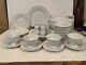 24 Piece Vintage Dinnerware Set Gibson Everyday China Porcelain 4 Place Settings