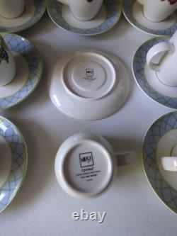 24 Pieces Mikasa Fruit Rapture Dinnerware (12 Cups and 12 Saucers) Exquisite