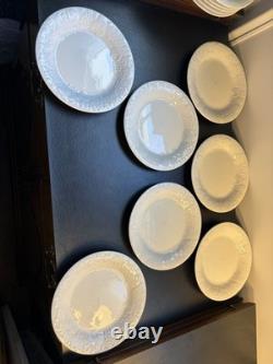 25 piece White Four Season Gibson Dinner Set