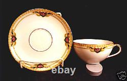 27-pieces (or Less) Royal Bayreuth Belmont-green Lined Outside Band Pat. China