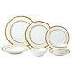 28 Pieces Bone China Dinnerware Set Service for 4 People Sonia, 28 Piece