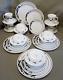 28 Pieces Corelle LYRICS Dinnerware four 7-Pc. Place Setting Service for 4