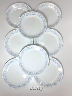 31 Pcs Corelle SEA AND SAND Blue & Tan Floral Dinnerware Set Service for 8 -1