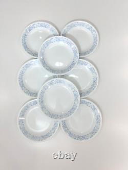 31 Pcs Corelle SEA AND SAND Blue & Tan Floral Dinnerware Set Service for 8 -1