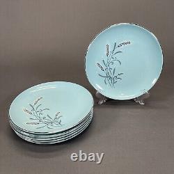 35 Piece Taylor Smith Taylor White Wheat Dinnerware Set Service for 6 Hostess