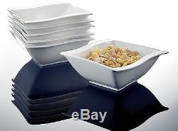 36PC Complete Dinner Set Plates Bowls Cups Ceramic Dinnerware Kitchen Dining Set