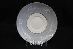 38 Pc. Grey Cameo by MINTON China Set for 8 Plates, Cups & Saucers S-664 (47)