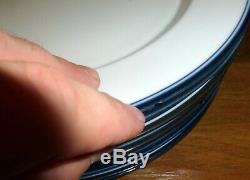 38 Piece Dansk Flora Bayberry Blue White Japan Set Dinnerware Plates Cups Etc