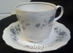 39 Pc Set For 6 Traditions China Johann Haviland White Blue Garland Dinnerware