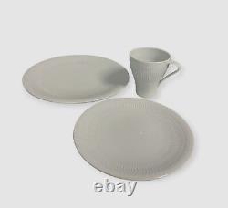 $396 Vista Alegre White Utopia 12-Piece Utopia Dinnerware Set