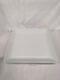 4 Pottery Barn Great White Square Serving Platters 12 5/8 Heavy Stoneware