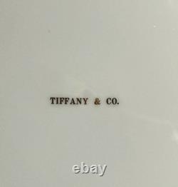 40 Pcs! TIFFANY White PORCELAIN Dinner Salad Dessert Plates Soup Bowls TIC2 Gold