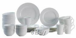 40 Piece Bone China Dinnerware Service for 8 Set Mikasa Lausanne