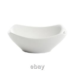 40-Piece White Ceramic Dinnerware Set 8 Microwave Dishwasher Safe Tableware New