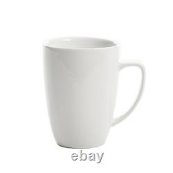 40-Piece White Ceramic Dinnerware Set 8 Microwave Dishwasher Safe Tableware New