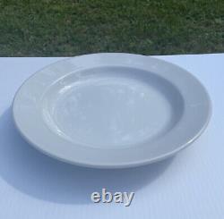 40 White Dinner Plates/Restaurant Ware 10 Heavy Duty Porcelain Stoneware-Vertex