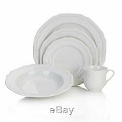 40Pcs Dinnerware Mikasa Antique White Set Service For 8 Kitchen Bar Dining