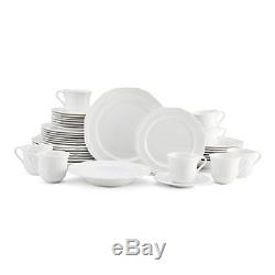 40Pcs Dinnerware Mikasa Antique White Set Service For 8 Kitchen Bar Dining