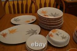 43pc Set Ben Siebel Informal Iroquois Harvest Time Dinnerware Plates Bowls Cups