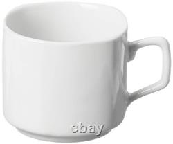 45-Piece Square Dinnerware Set, White