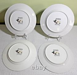 46-Pc Tienshan Magnolia Fine China-5 Pc Service for 8 + 6 Pc Service-Pristine