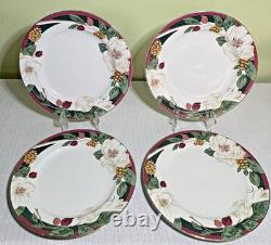 46-Pc Tienshan Magnolia Fine China-5 Pc Service for 8 + 6 Pc Service-Pristine