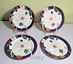 46-Pc Tienshan Magnolia Fine China-5 Pc Service for 8 + 6 Pc Service-Pristine