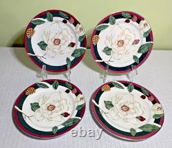 46-Pc Tienshan Magnolia Fine China-5 Pc Service for 8 + 6 Pc Service-Pristine
