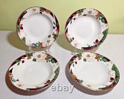 46-Pc Tienshan Magnolia Fine China-5 Pc Service for 8 + 6 Pc Service-Pristine