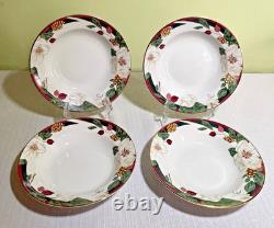 46-Pc Tienshan Magnolia Fine China-5 Pc Service for 8 + 6 Pc Service-Pristine