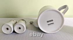 46-Pc Tienshan Magnolia Fine China-5 Pc Service for 8 + 6 Pc Service-Pristine