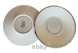 48 Piece LENOX Solitaire Fine Bone China Dinnerware Platinum Trim USA MINT MINT