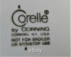 48 Pieces Corelle Butterfly Gold Dinnerware Complete 8 Place Setting Plus More