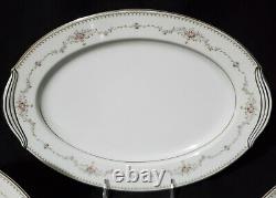 50 pc NORITAKE Dinnerware Set FAIRMONT Service / 8 Porcelain China plate bowl