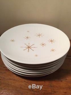 51 Pcs Vintage Royal China Star Glow Dinnerware, Ironstone Mid Century Atomic