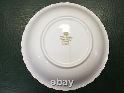 51 Pcs Vintage White Gold ROYAL ALBERT VAL D'OR Bone China England Dinnerware