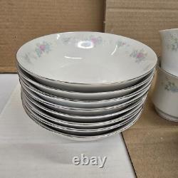 51 count China Garden Prestige Dinner Set 5-Piece Place Settings For 8/Almost 10
