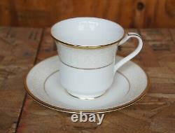 55 Pc Noritake White Palace 4753 Porcelain China Dinnerware Set