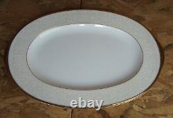 55 Pc Noritake White Palace 4753 Porcelain China Dinnerware Set