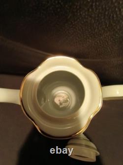 55 Pc. Royal Kent Gold Trim Embossed Dinnerware Set. Service For 8. Beautiful
