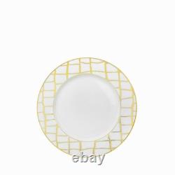 57 Piece Euro Porcelain Luxe Bone China Dinner Serving Dish Set for 8 White