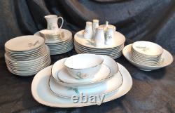 58 Pc NORITAKE BAMBOO 6341 (8 Piece Setting) PLUS SERVING PCS EUC READ