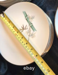58 Pc NORITAKE BAMBOO 6341 (8 Piece Setting) PLUS SERVING PCS EUC READ