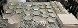 59 Piece Mikasa (Bridal Vail) Fine China Kitchenware