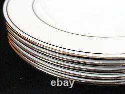 6 Lenox Federal Platinum Pasta / Soup Bowl Bone China 9