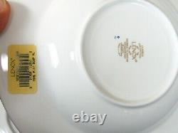 6 Lenox Federal Platinum Pasta / Soup Bowl Bone China 9