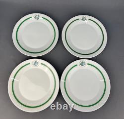 6 Walker China Restaurant Ware FOREST HILLS COUNTRY CLUB 10 5/8 Dinner Plates