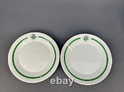 6 Walker China Restaurant Ware FOREST HILLS COUNTRY CLUB 10 5/8 Dinner Plates